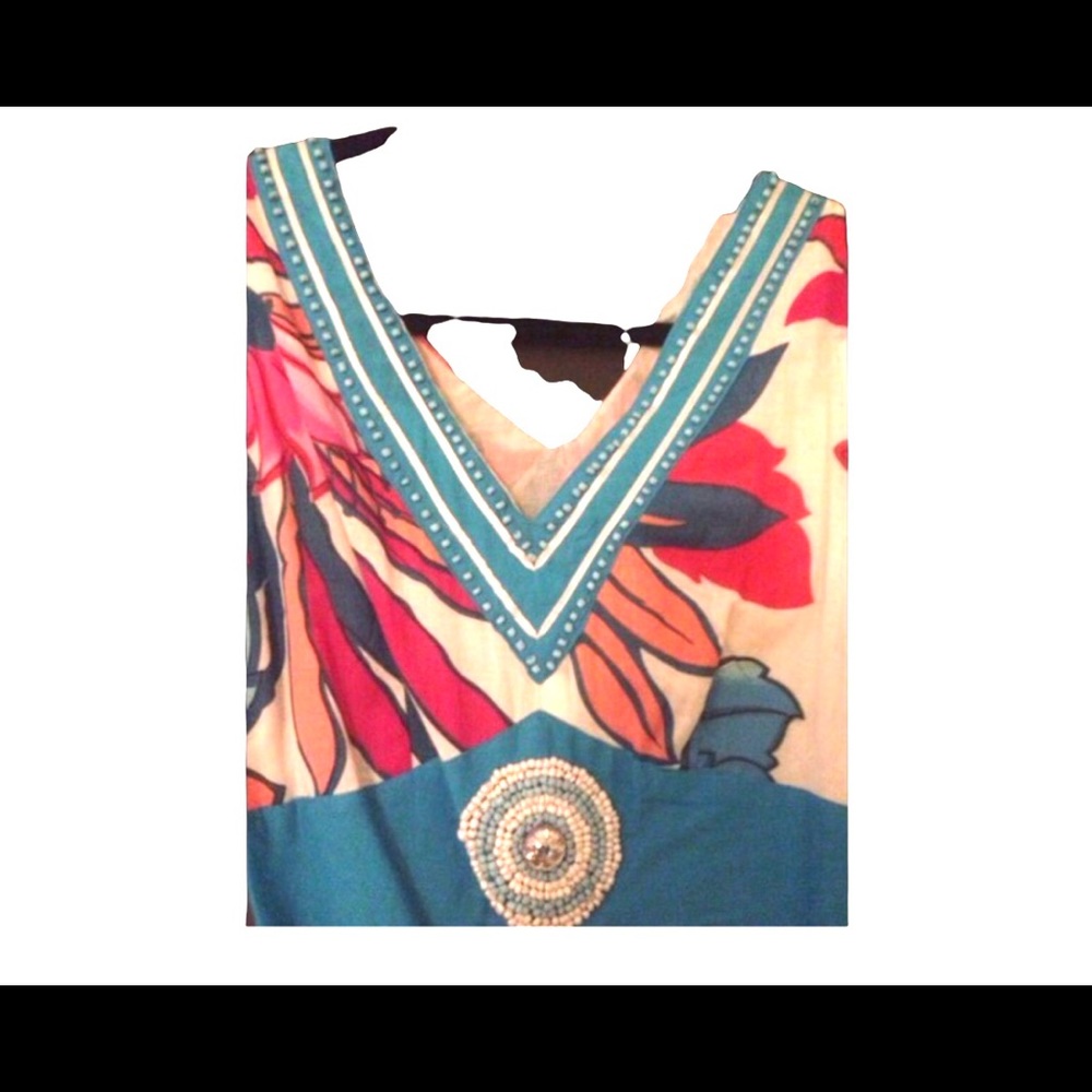 🔴Floral Cotton Sun Dress - Picture 4 of 4